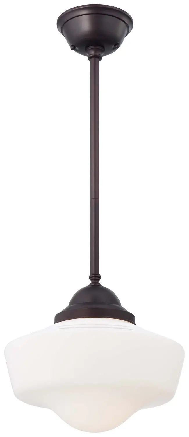 Minka Lavery One Light Pendant In Brushed Bronze 1