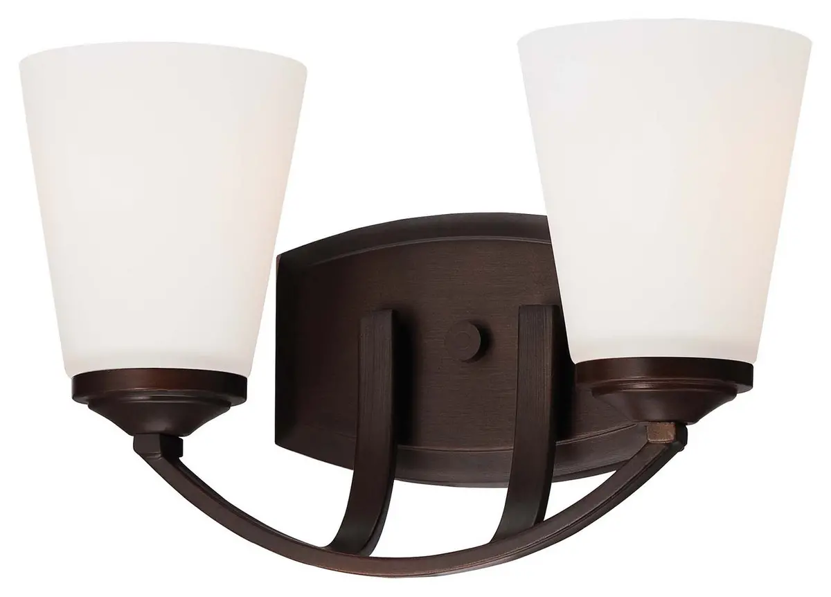 Minka Lavery Overland Park Two Light Bath In Vintage Bronze 1