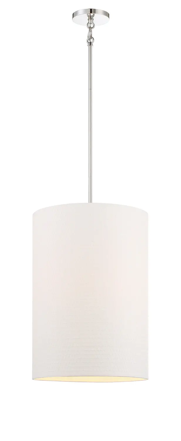 Minka Lavery Palmetto Four Light Pendant In Polished Nickel 1