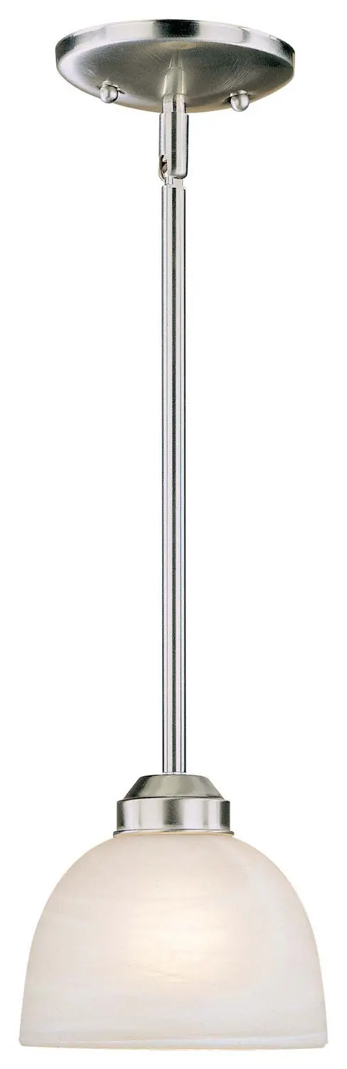 Minka Lavery Paradox One Light Mini Pendant In Brushed Nickel 1