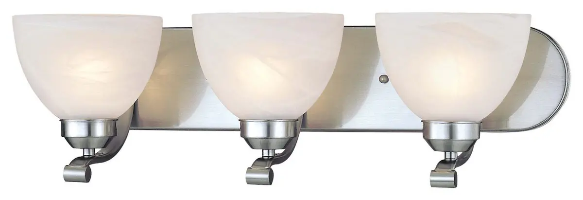 Minka Lavery Paradox Three Light Bath In Brushed Nickel 1