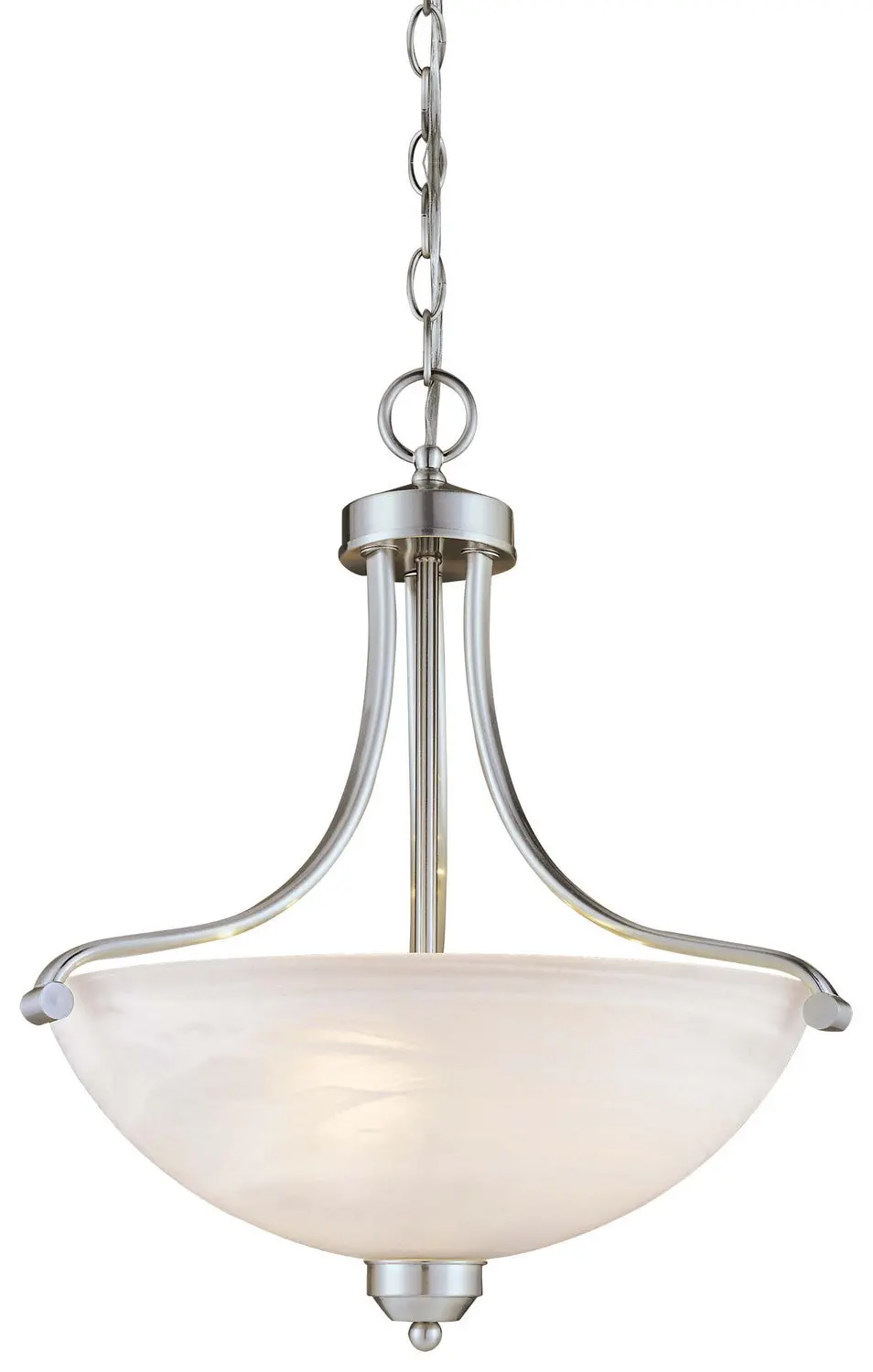 Minka Lavery Paradox Three Light Pendant In Brushed Nickel 1