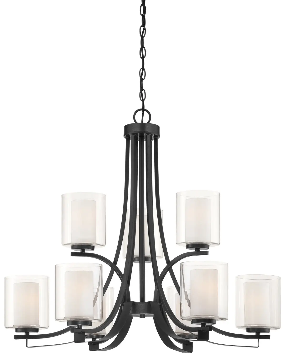 Minka Lavery Parsons Studio Nine Light Chandelier In Sand Coal 1