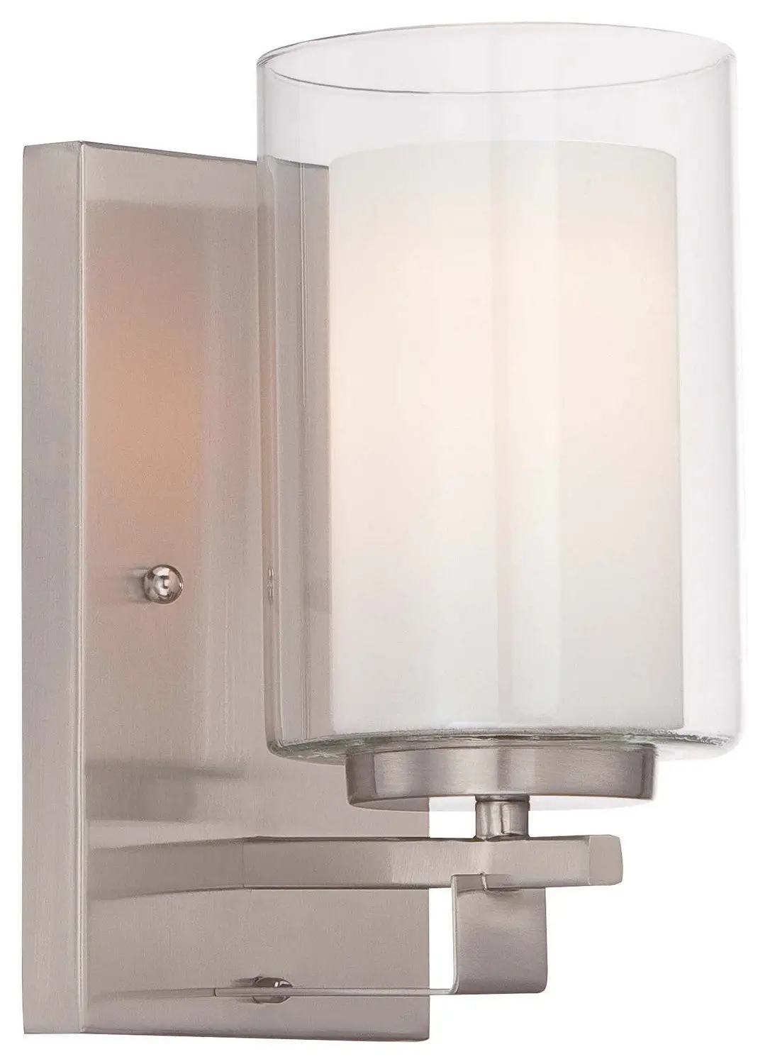 Minka Lavery Parsons Studio One Light Bath Bar In Brushed Nickel 1