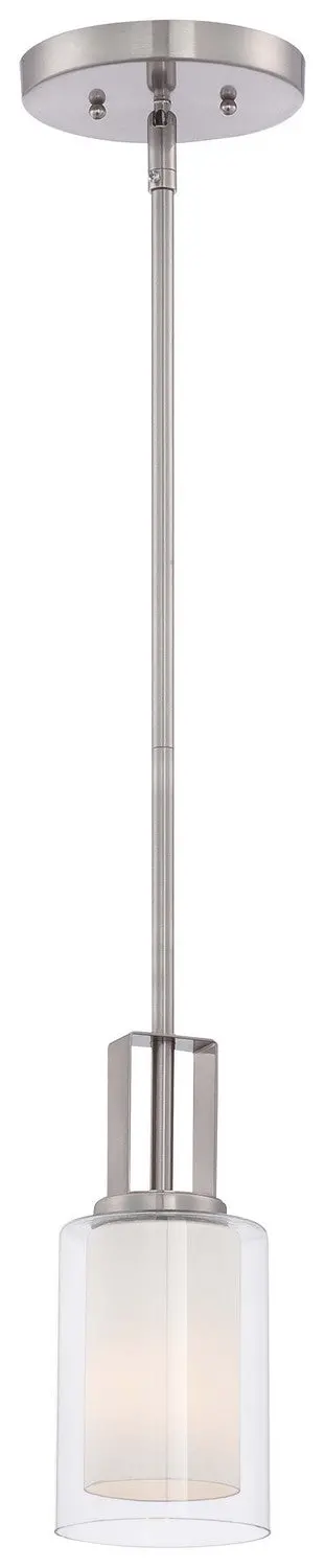 Minka Lavery Parsons Studio One Light Mini Pendant In Brushed Nickel 1