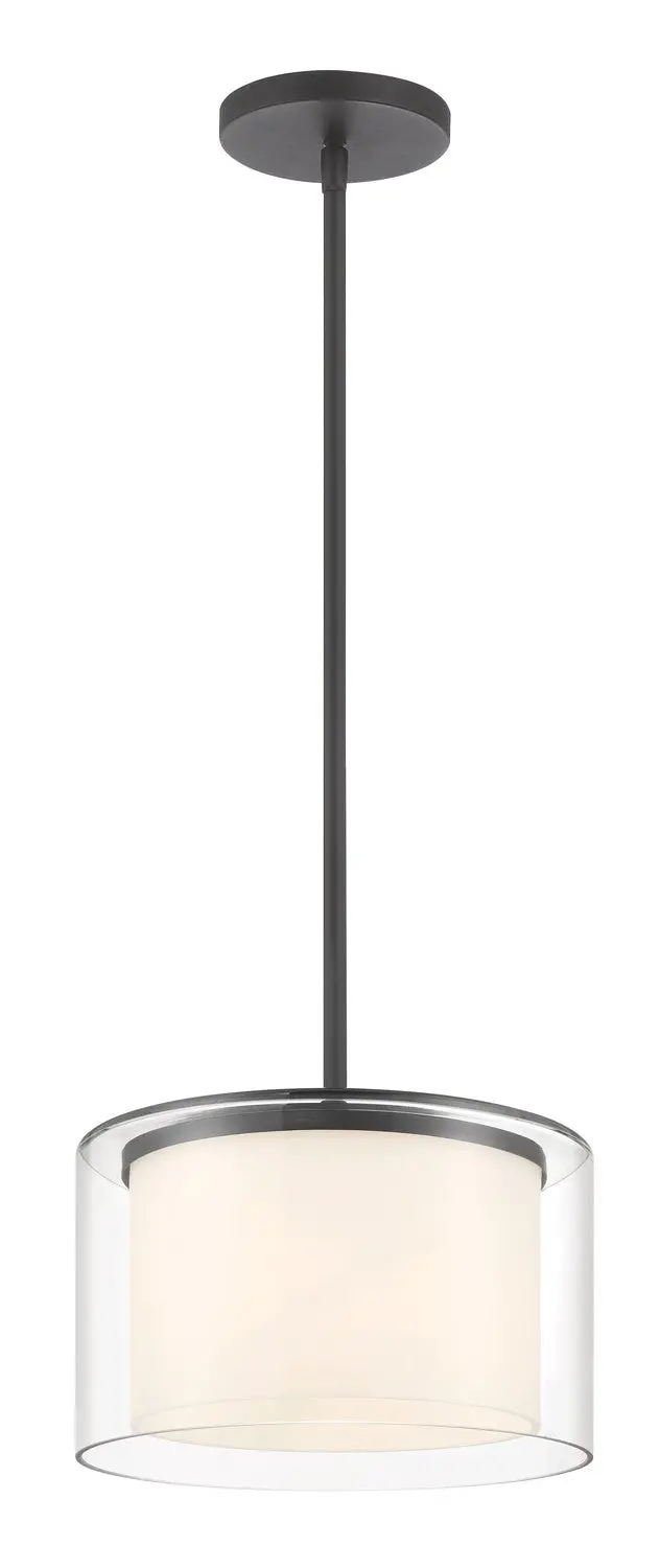 Minka Lavery Parsons Studio One Light Pendant In Coal 1