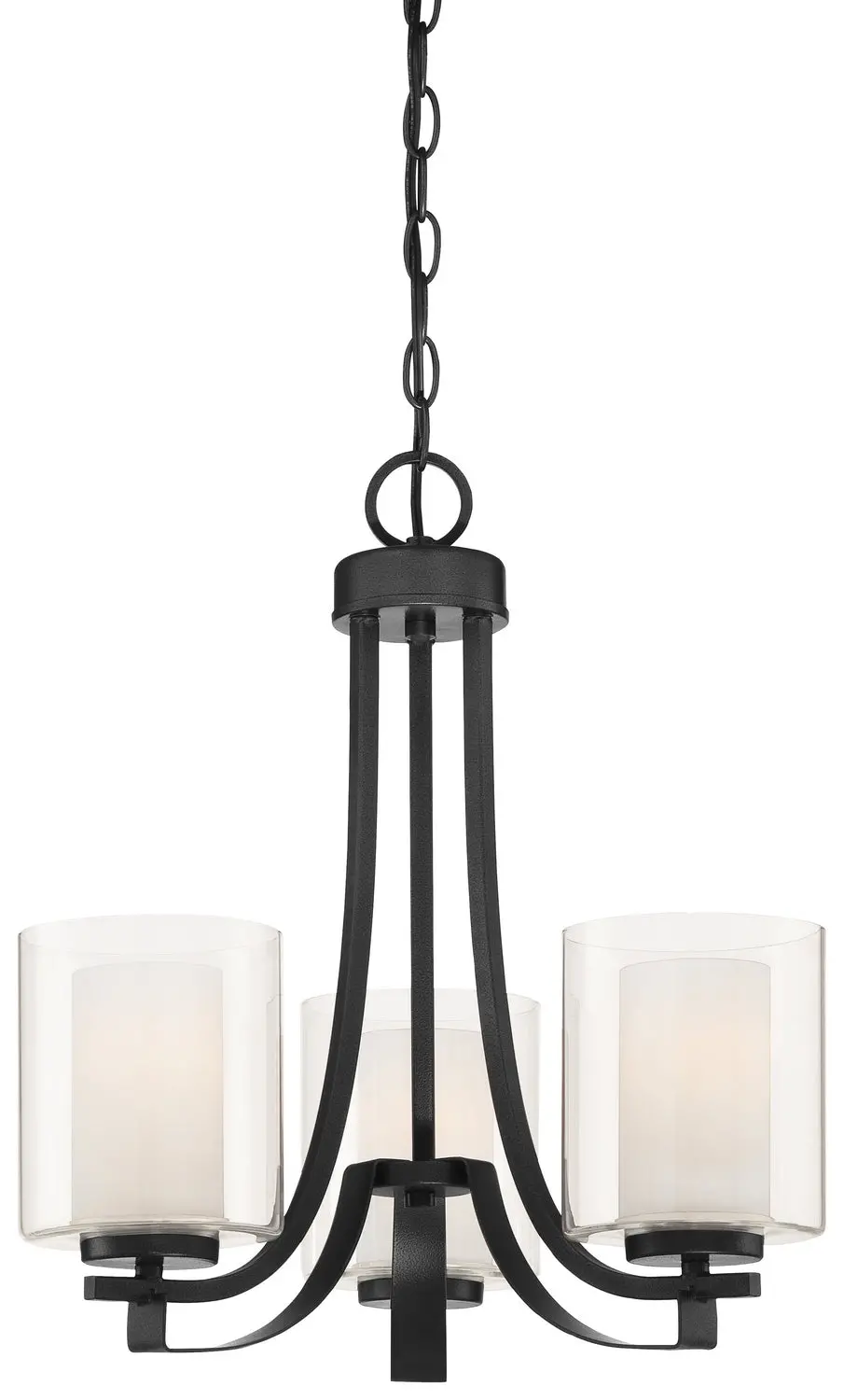 Minka Lavery Parsons Studio Three Light Chandelier In Sand Coal 1