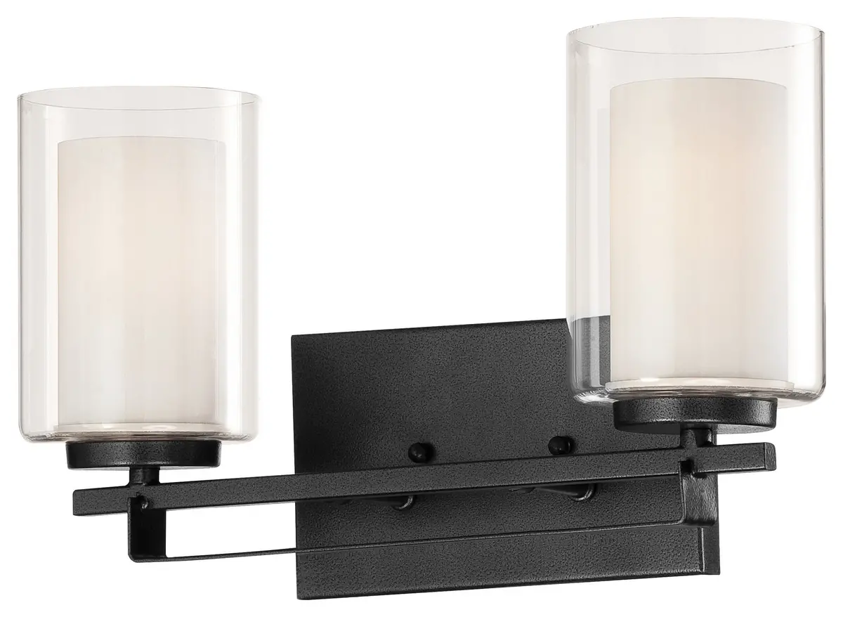 Minka Lavery Parsons Studio Two Light Bath Bar In Sand Coal 1