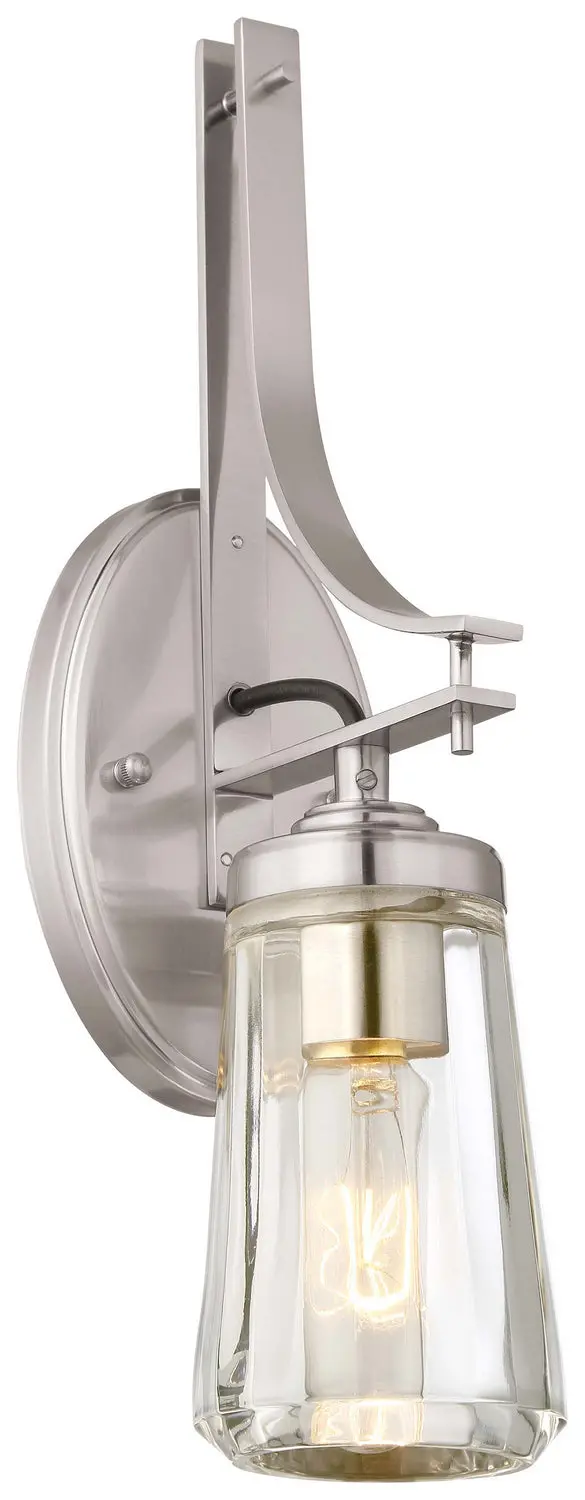 Minka Lavery Poleis One Light Bath In Brushed Nickel 1