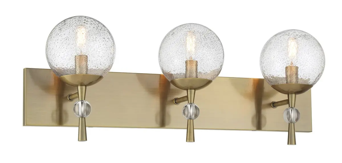 Minka Lavery Populuxe Three Light Bath Vanity In Oxidized Aged Brass 1
