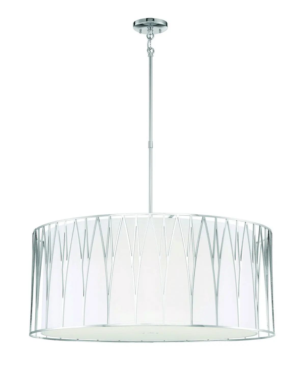 Minka Lavery Regal Terrace Led Pendant In Polished Nickel 1