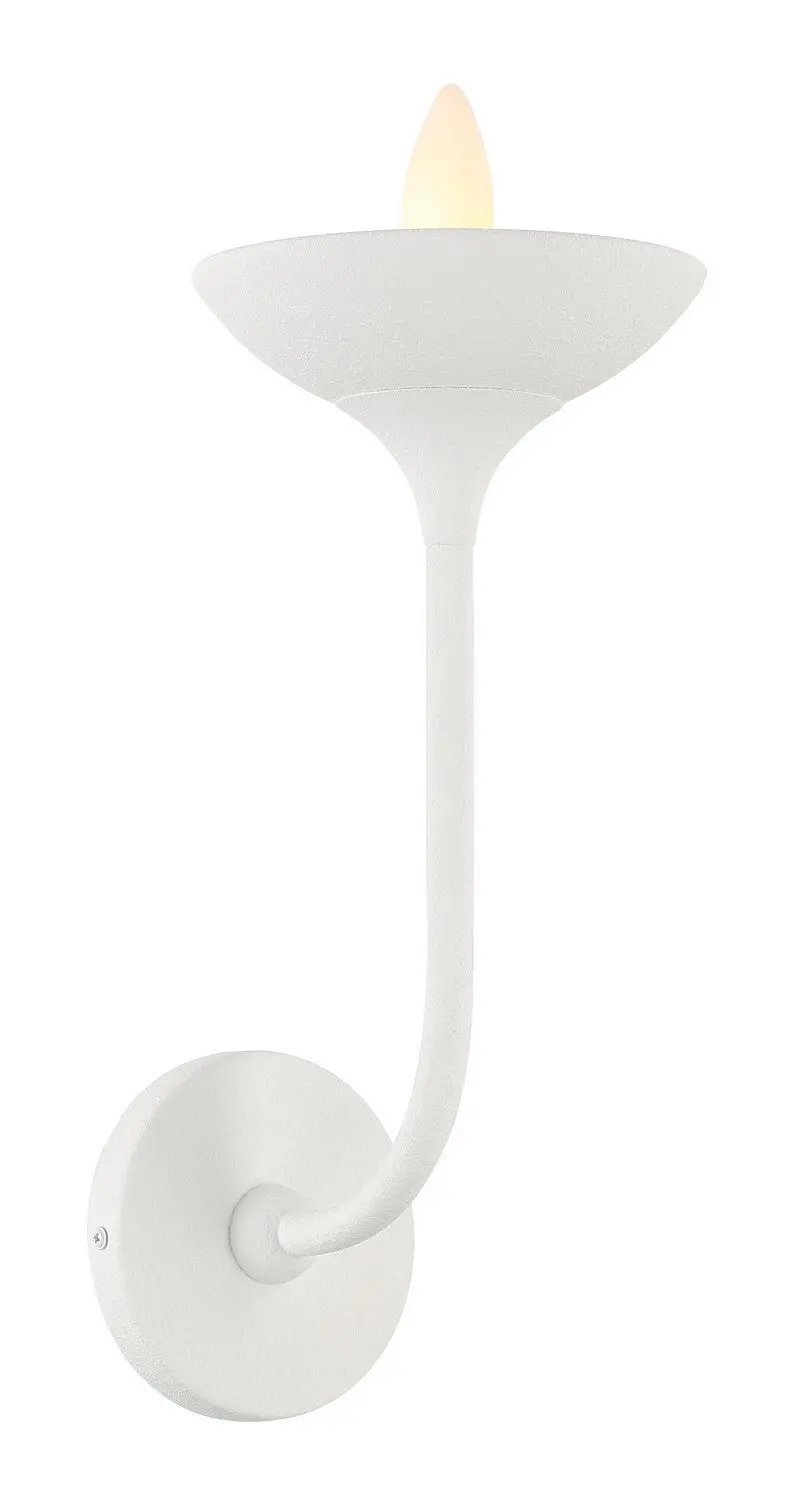 Minka Lavery Ryton One Light Wall Sconce In Plaster White 1