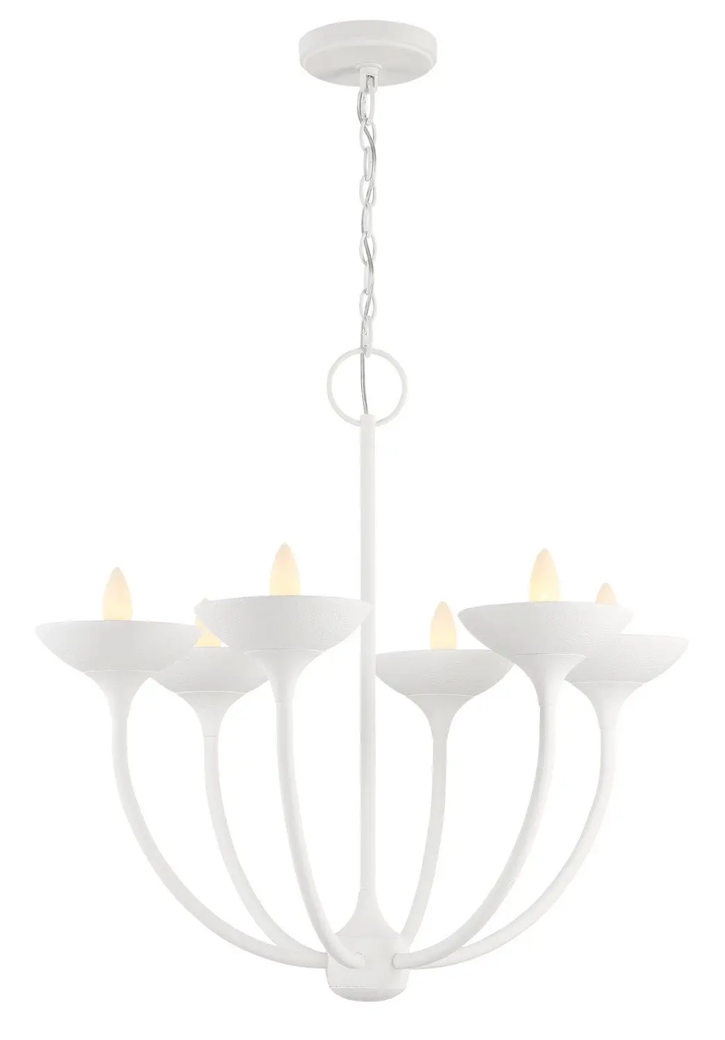 Minka Lavery Ryton Six Light Chandelier In Plaster White 1