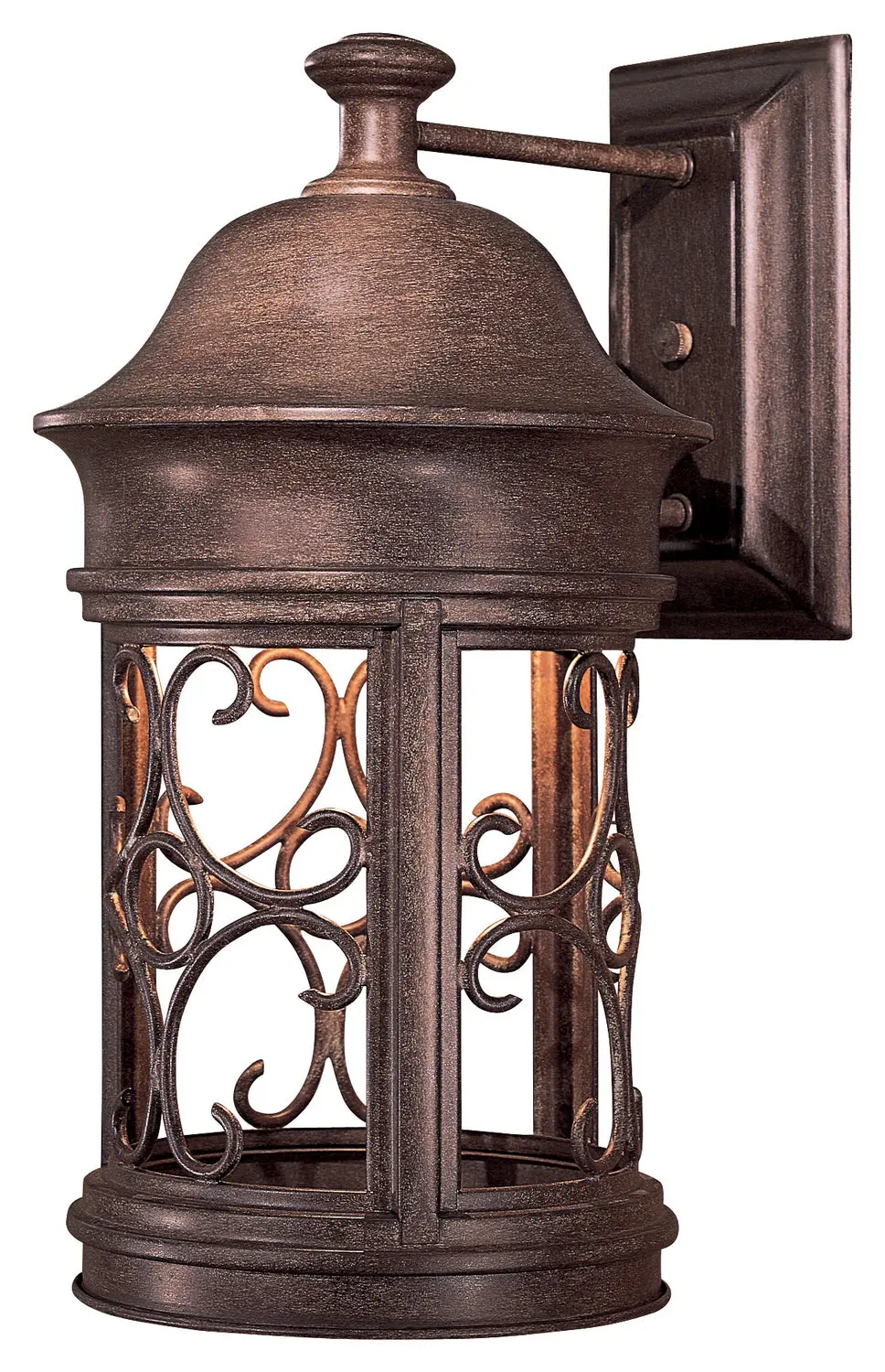 Minka Lavery Sage Ridge One Light Wall Mount In Vintage Rust 1