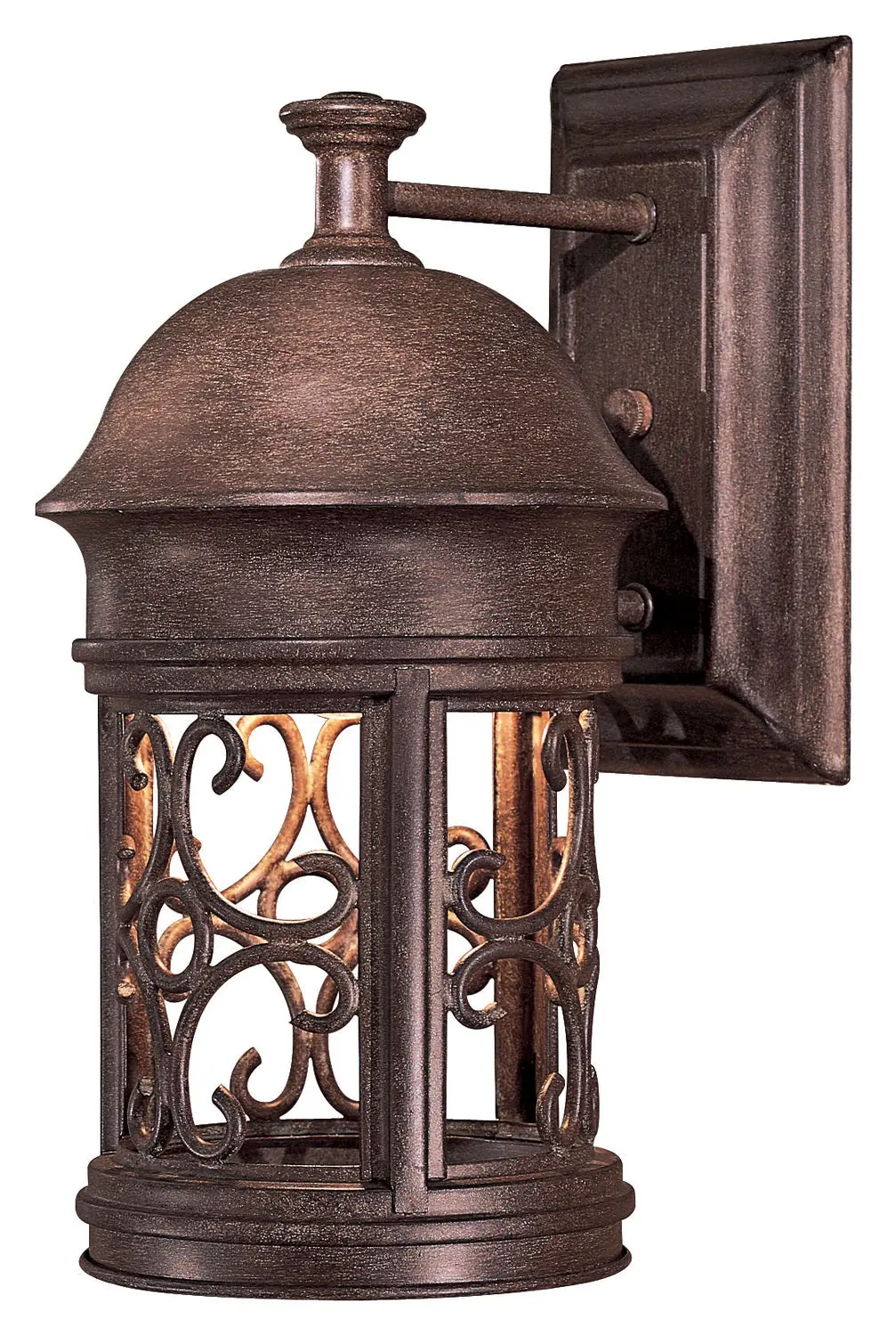 Minka Lavery Sage Ridge One Light Wall Mount In Vintage Rust 1