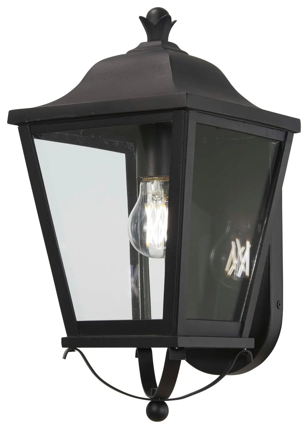 Minka Lavery Savannah One Light Outdoor Wall Mount In Sand Coal 1