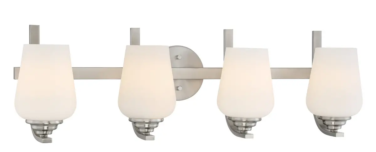 Minka Lavery Shyloh Four Light Bath In Brushed Nickel 1