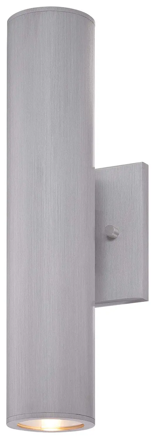 Minka Lavery Skyline Led Led Outdoor Wall Mount In Brushed Aluminum 1
