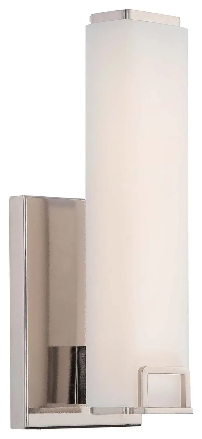 Minka Lavery Square Led Bath In Polished Nickel 1