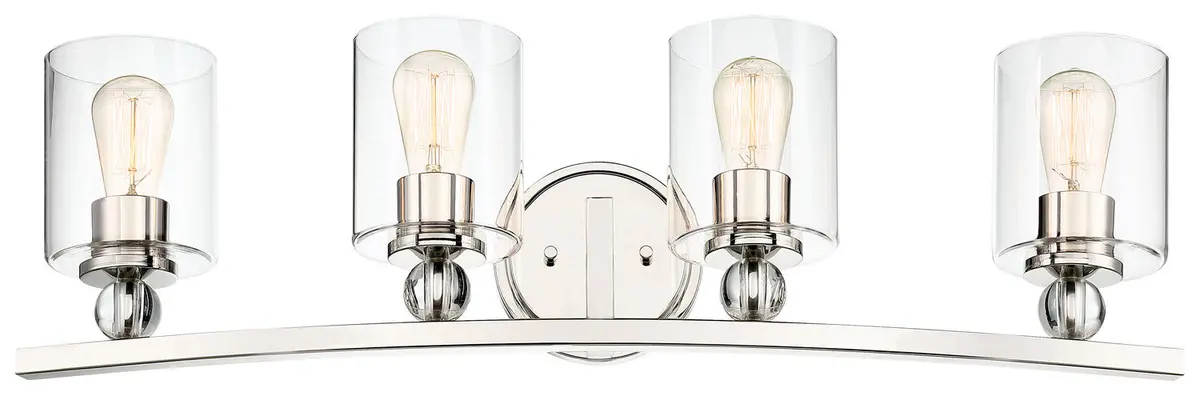 Minka Lavery Studio 5 Four Light Bath In Polished Nickel 1