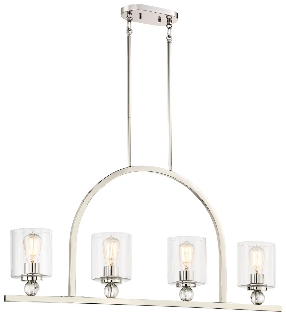 Minka Lavery Studio 5 Four Light Island Pendant In Polished Nickel 1