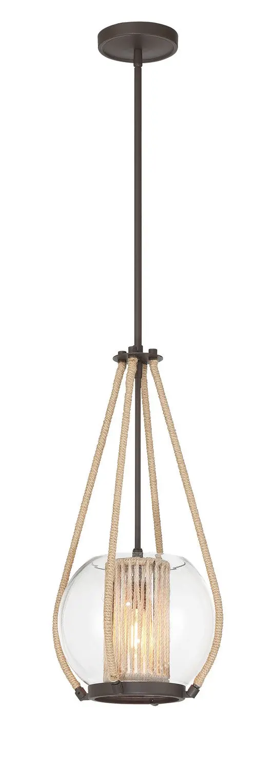 Minka Lavery Stutterhein One Light Pendant In Sand Bronze 1