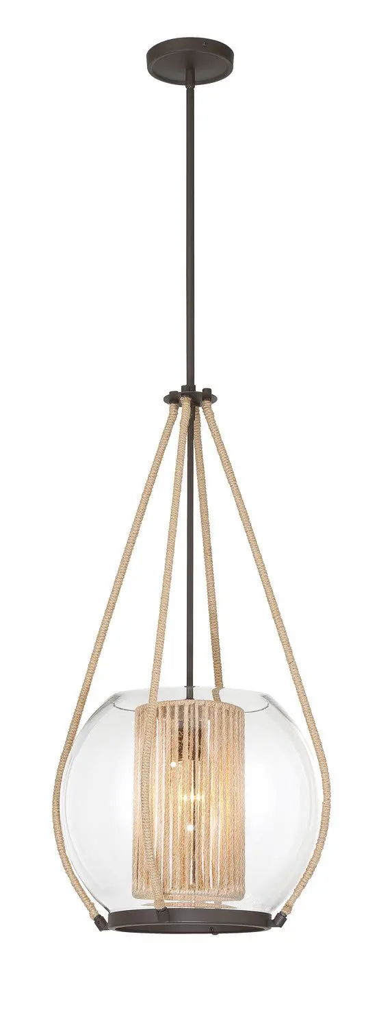 Minka Lavery Stutterhein One Light Pendant In Sand Bronze 1