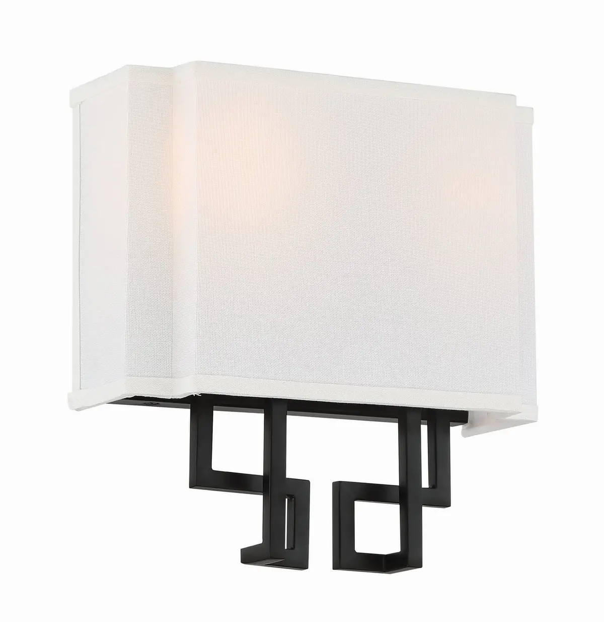 Minka Lavery Upham Estates Two Light Wall Sconce In Coal With Polished Nickel Highlights 1