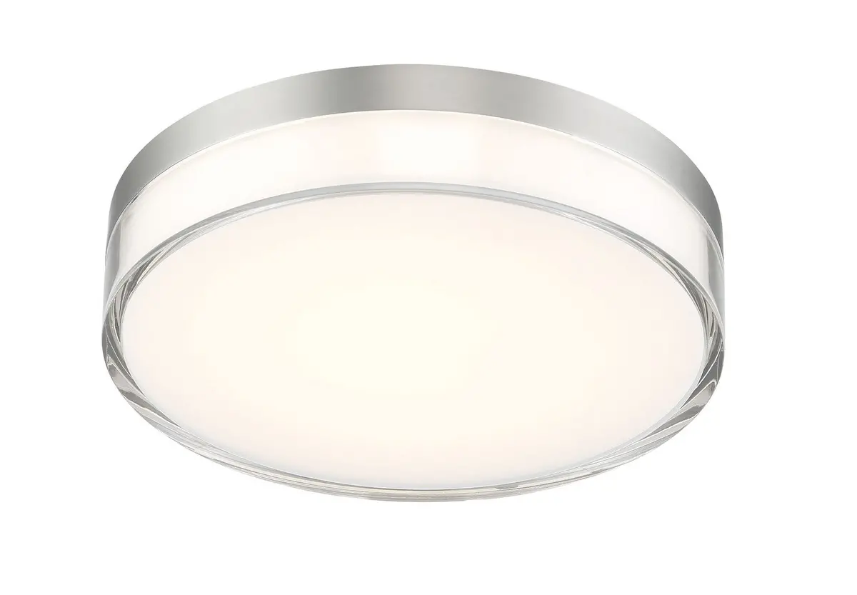 Minka Lavery Vantage Led Flush Mount In Brushed Nickel 1