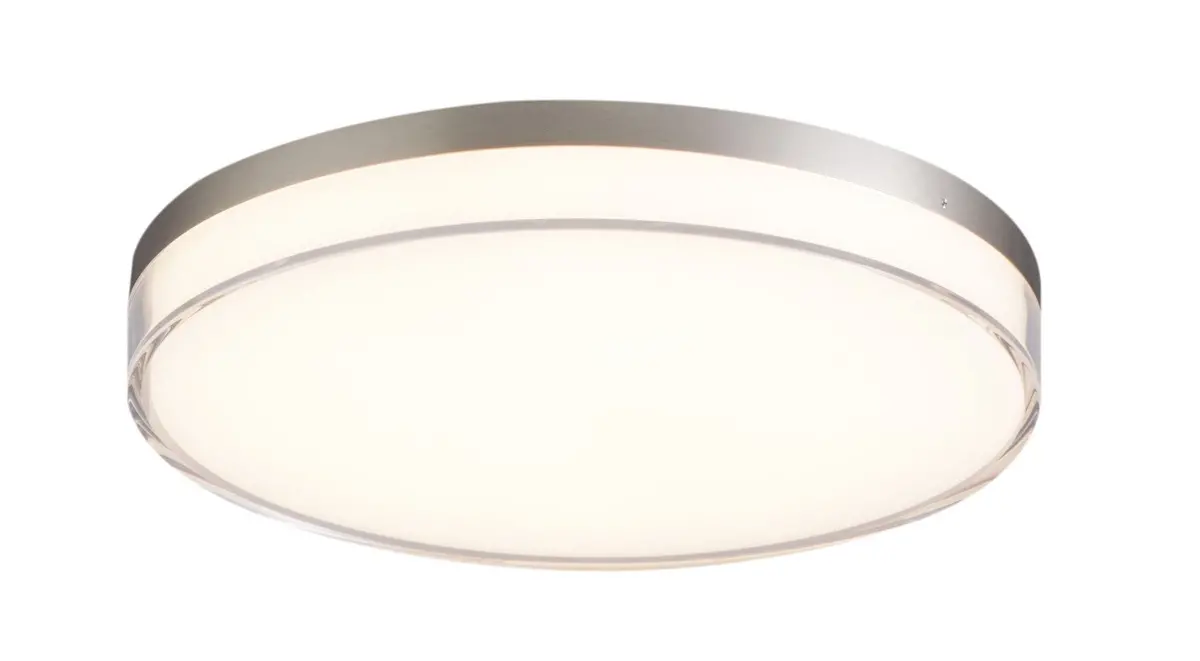 Minka Lavery Vantage Led Flush Mount In Brushed Nickel 1