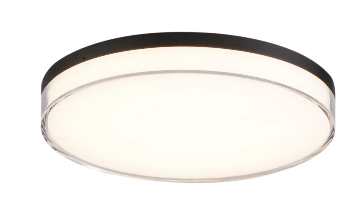 Minka Lavery Vantage Led Flush Mount In Coal 1