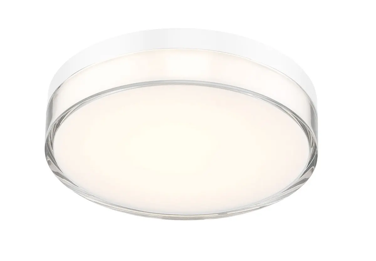 Minka Lavery Vantage Led Flush Mount In White 1