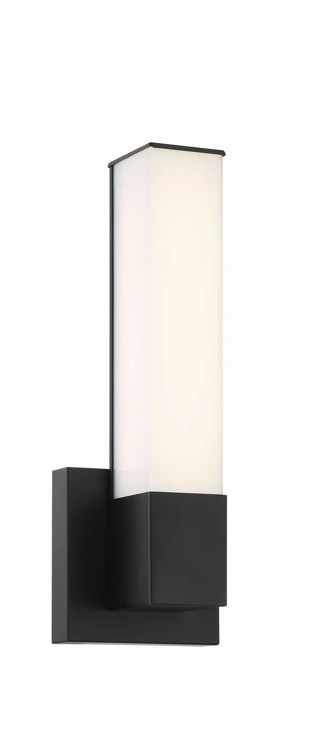 Minka Lavery Vantage Led Wall Sconce In Coal 1