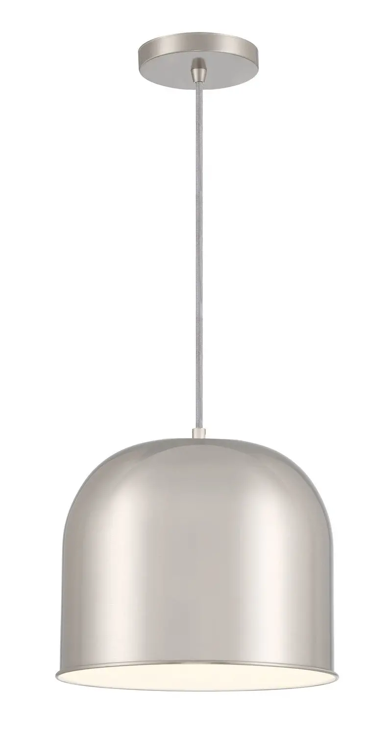 Minka Lavery Vantage Pendants One Light Hanging Lantern In Brushed Nickel 1