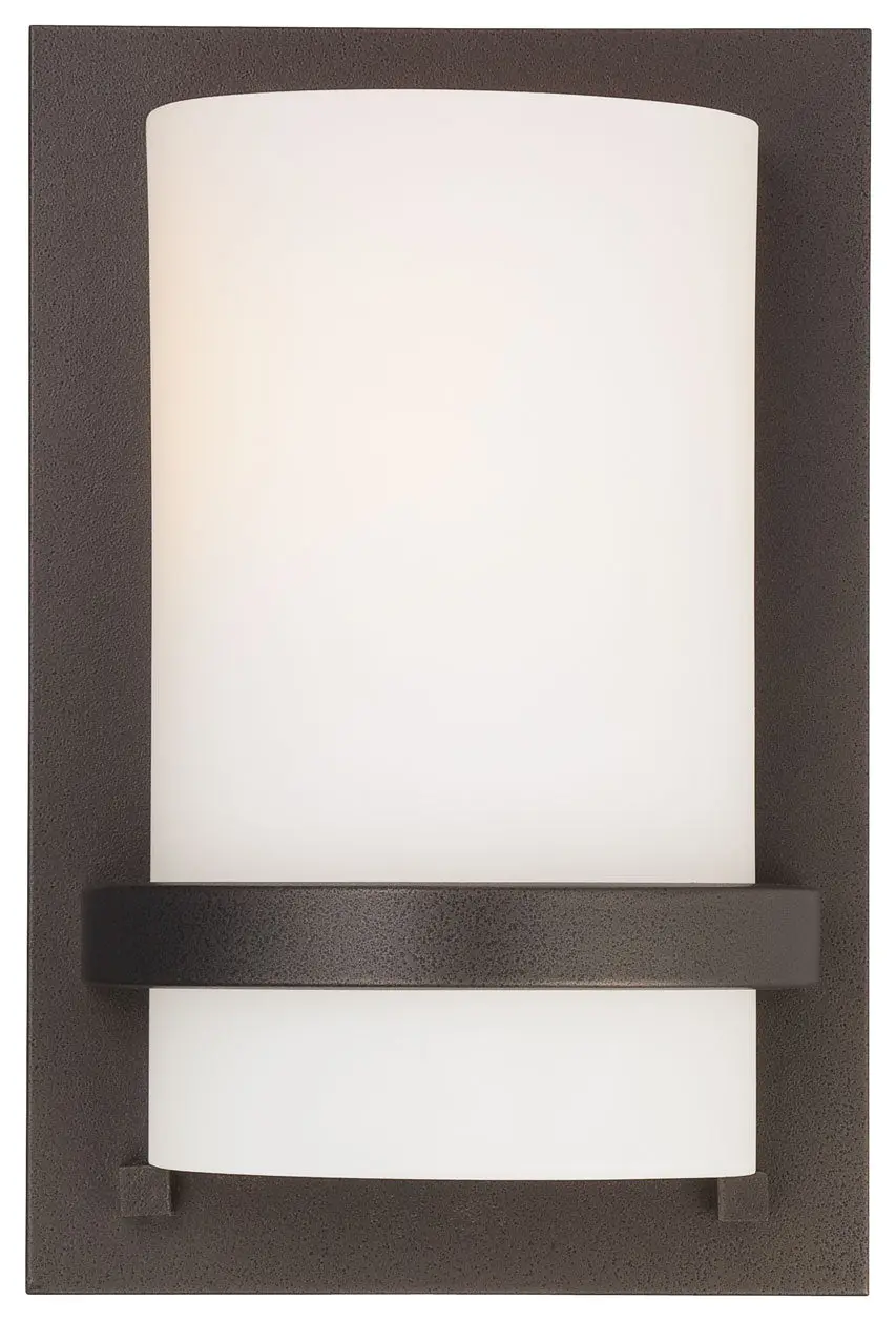 Minka Lavery Wall Sconces One Light Wall Sconce In Smoked Iron 1