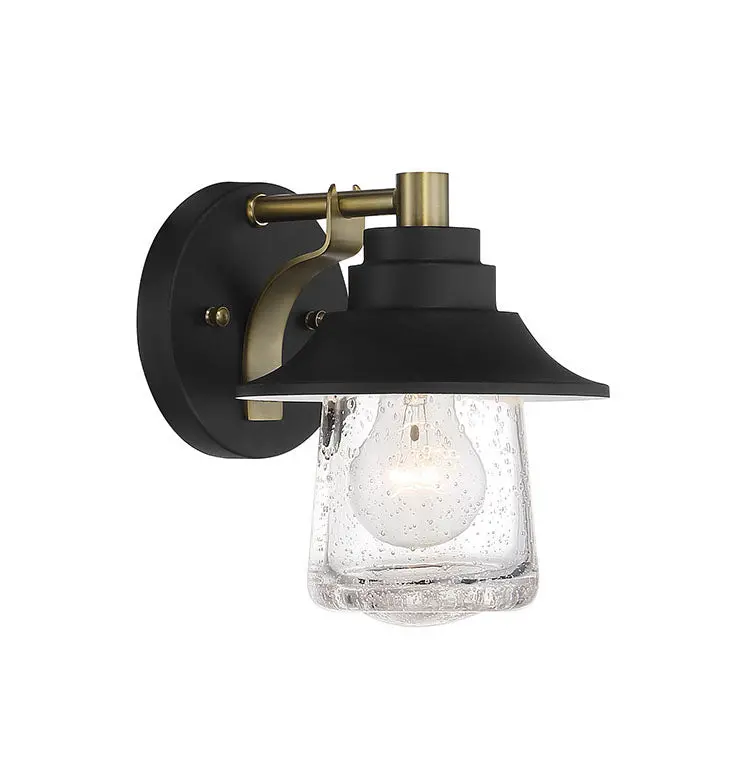Minka Lavery Westfield Manor One Light Bath In Sand Coal With Soft Brass 1