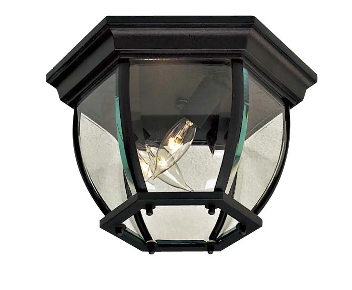 Minka Lavery Wyndmere Three Light Flush Mount In Coal 1
