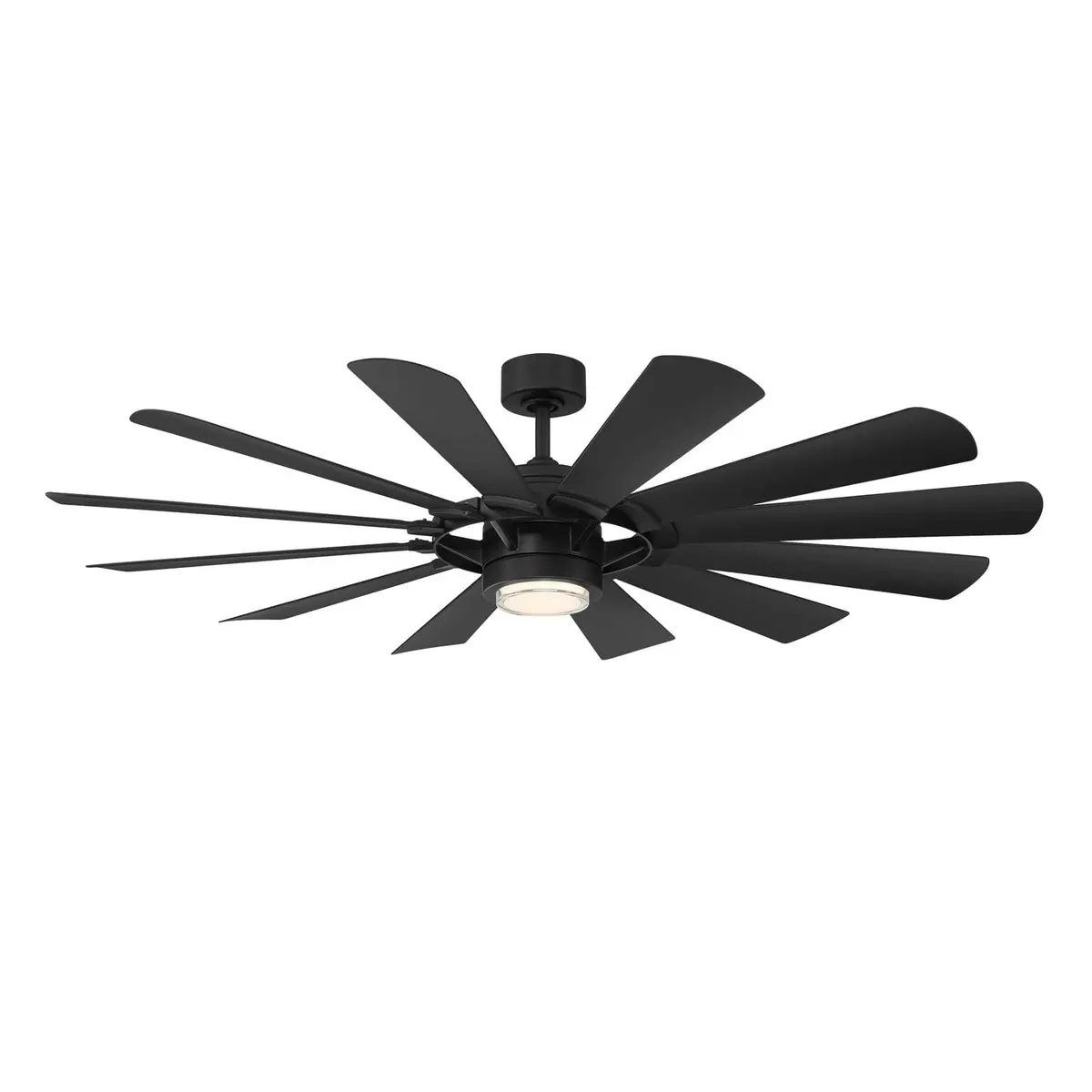 Modern Forms Fan Wynd Mill 65" Smart Outdoor Dc Ceiling Fan With 19.5W Cct Led And Remote 1