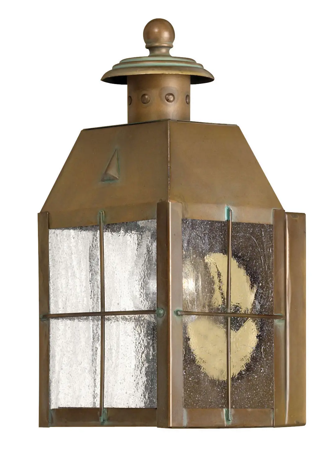 Nantucket Led Wall Mount In Aged Brass 1