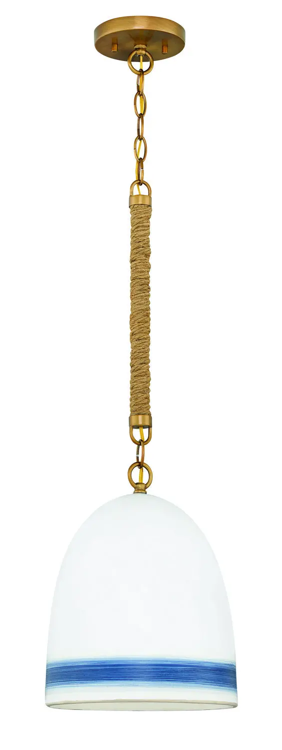 Nash Led Pendant In Heirloom Brass 1