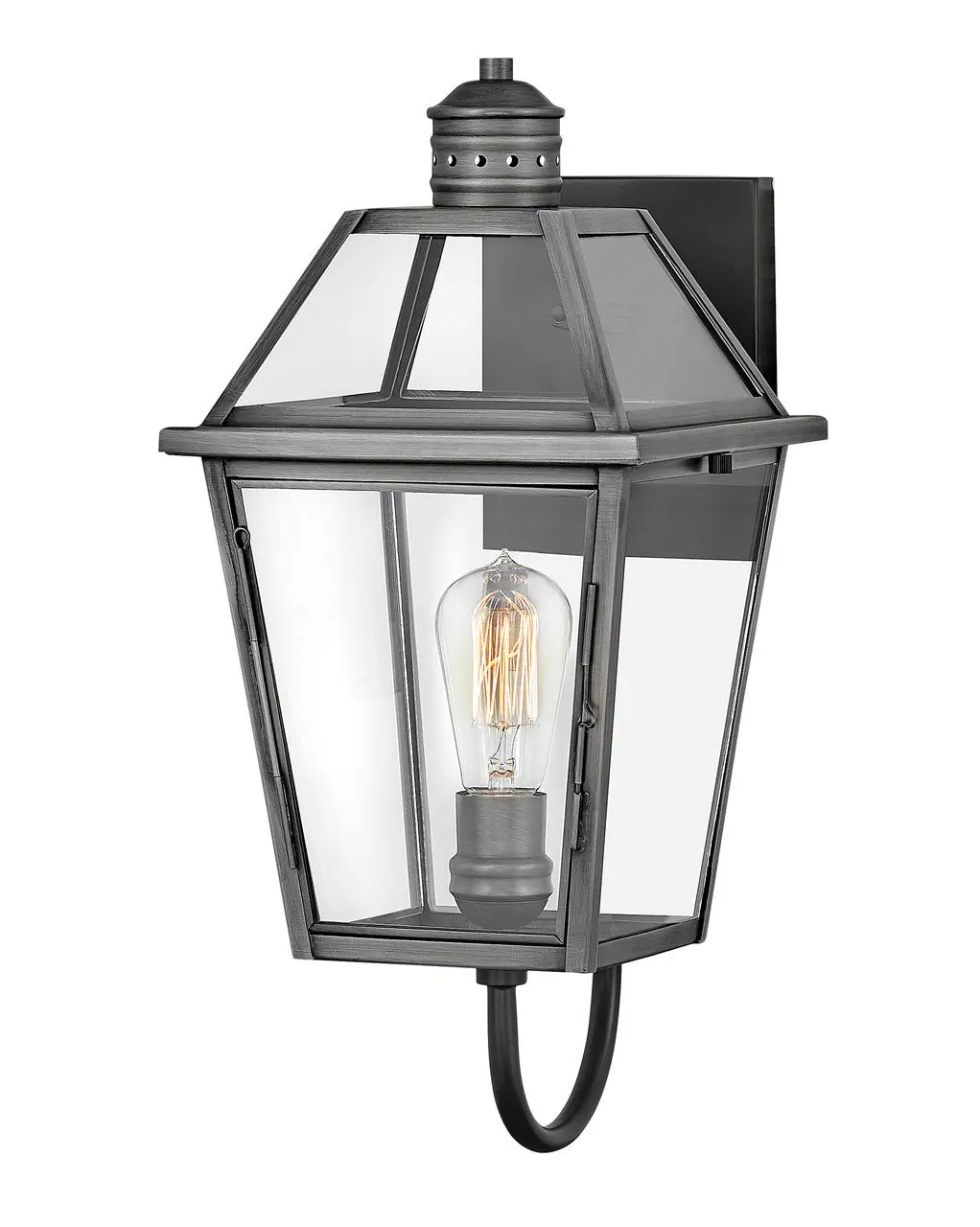 Nouvelle Led Outdoor Lantern In Blackened Brass 1