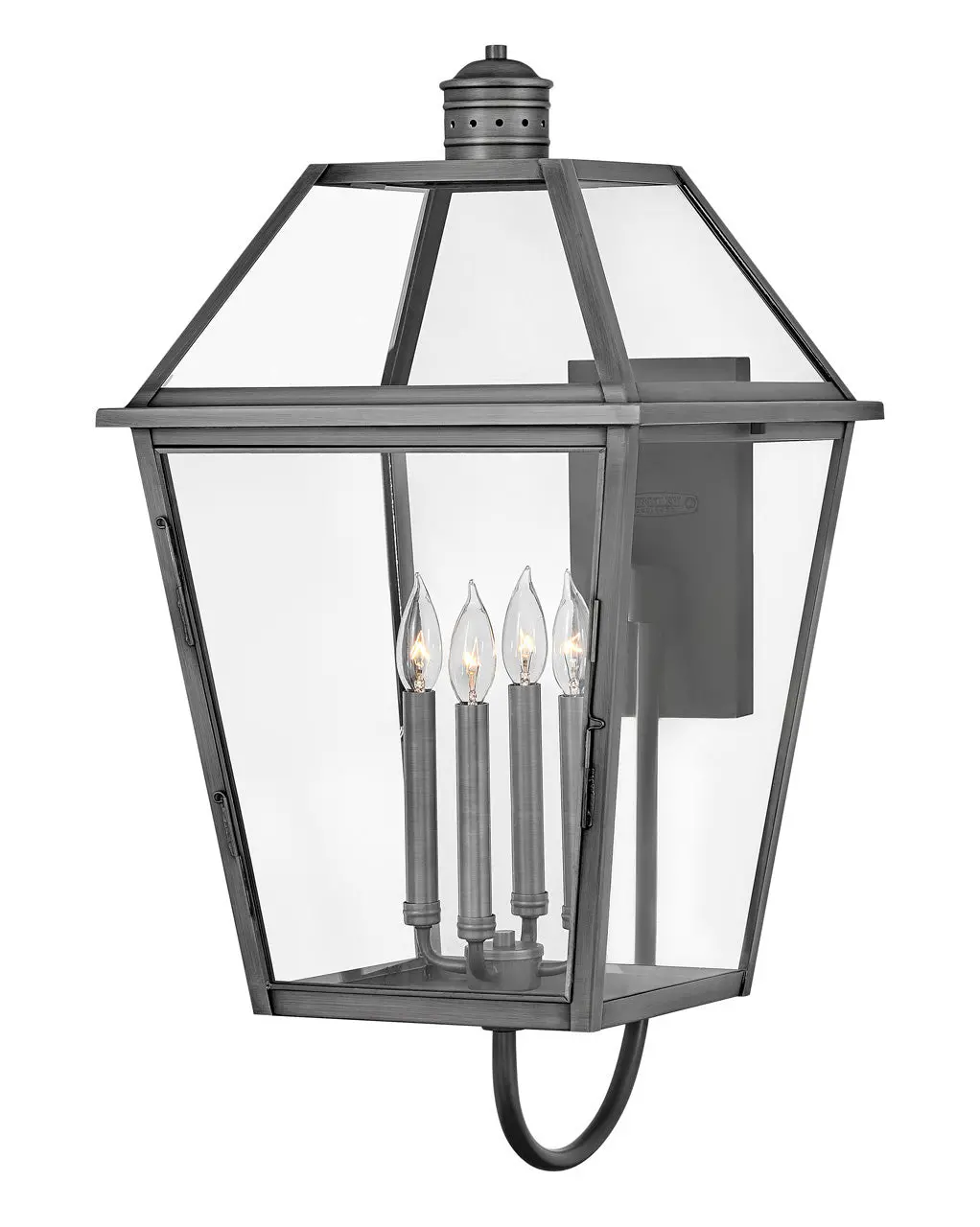 Nouvelle Led Outdoor Lantern In Blackened Brass 1