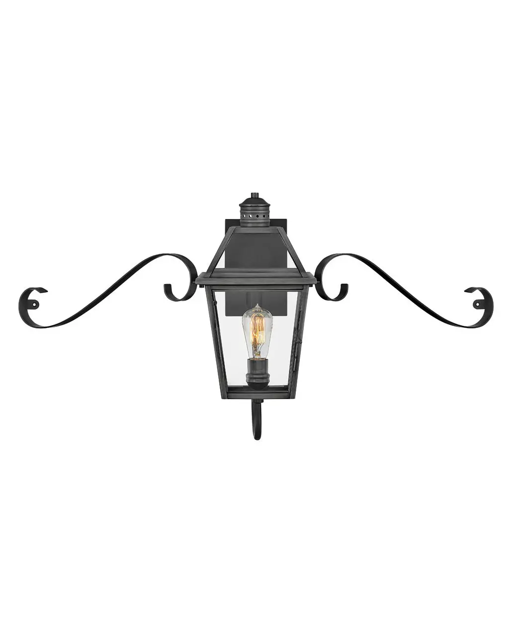 Nouvelle Led Outdoor Lantern In Blackened Brass 1