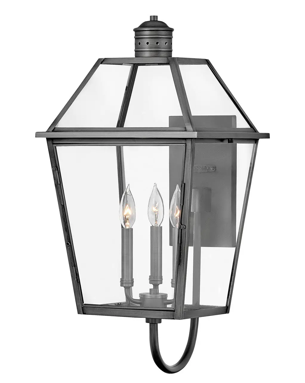 Nouvelle Led Outdoor Lantern In Blackened Brass 1