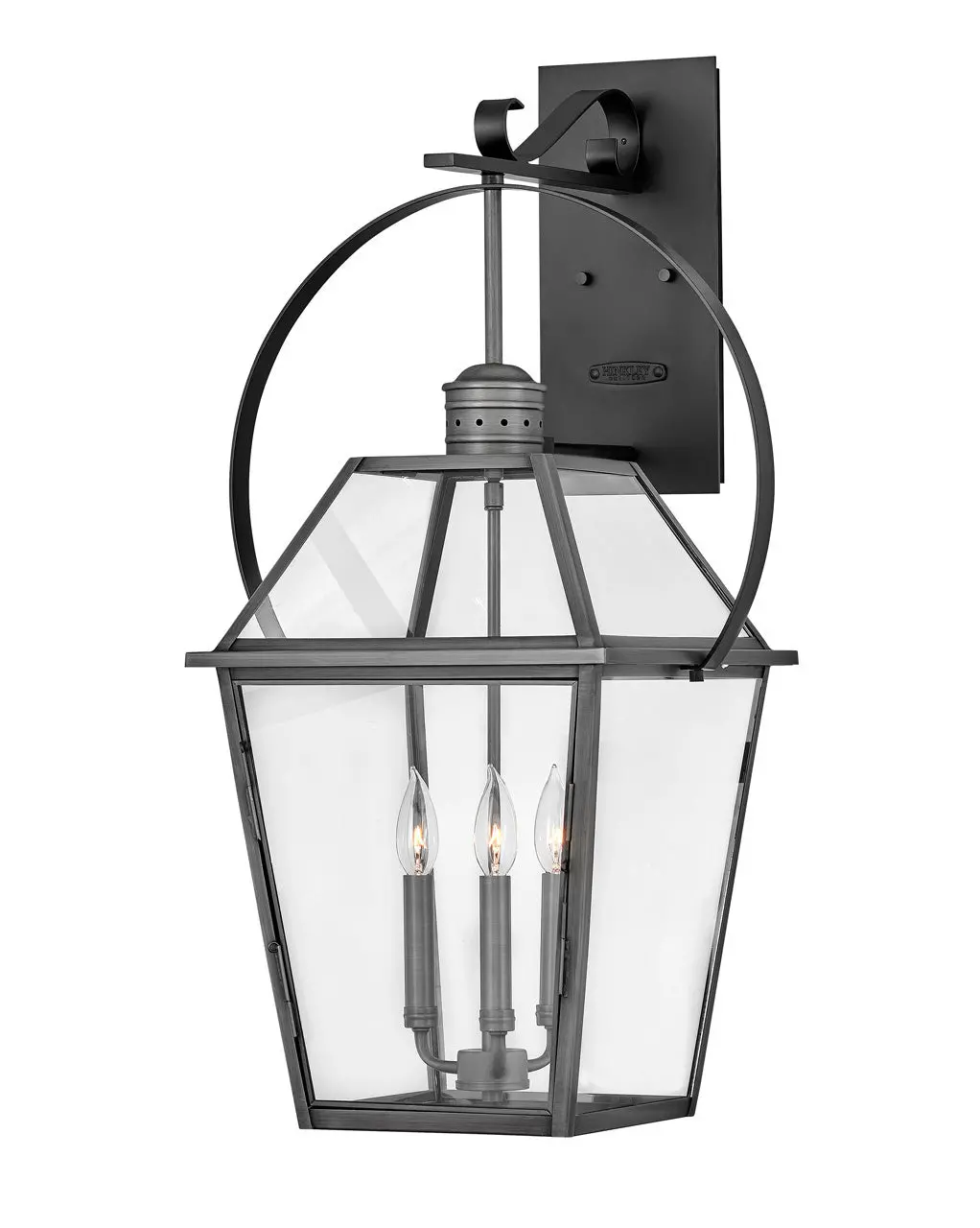 Nouvelle Led Outdoor Lantern In Blackened Brass 1