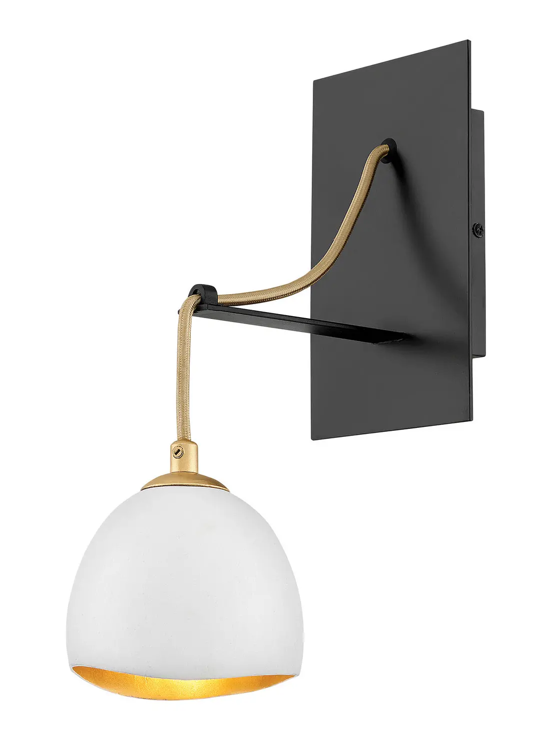 Nula Led Wall Sconce In Shell White 1