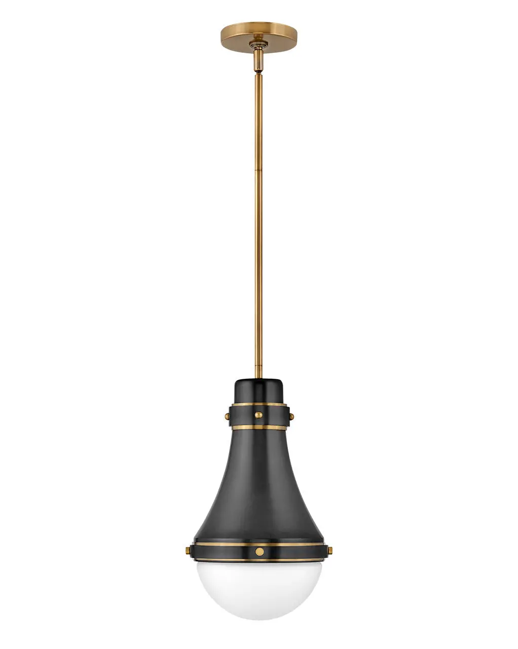 Oliver Led Pendant In Black 1