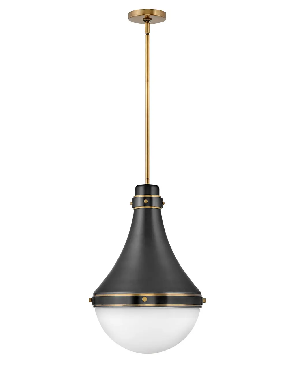 Oliver Led Pendant In Black 1