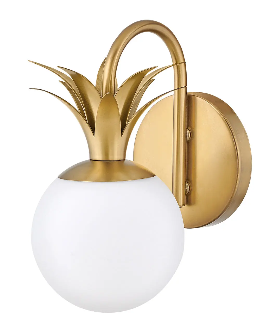 Palma Led Vanity In Heritage Brass 1