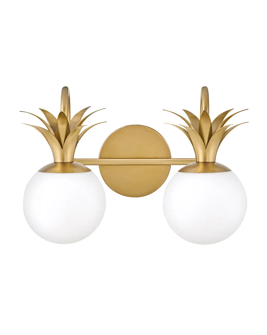 Palma Led Vanity In Heritage Brass 1